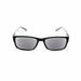 Bolero Square Frame Reading Sunglasses with fully magnified lenses Fully Magnified Reading Sunglasses Gray Smoke +1.00