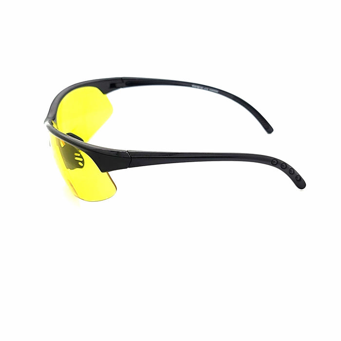 Bone Yard Half Frame Yellow Lens Bifocal Glasses For Shooting, Hunting, and Driving. Night Driver 