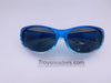 Polarized Bright Transparent Glitzy Polarized Fit Overs in Four Colors Fit Over Sunglasses Blue Smoke 