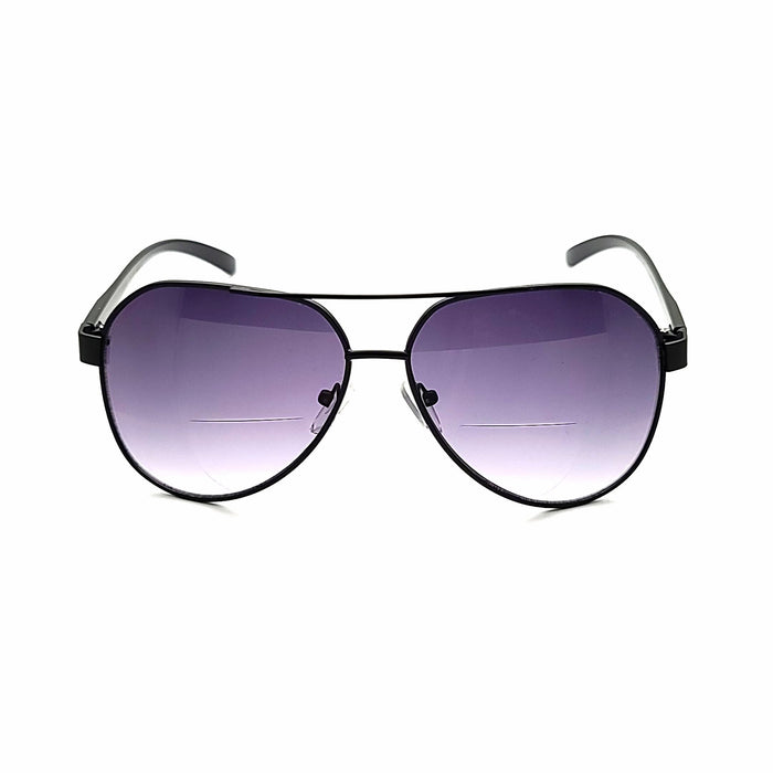 Brody Metal Aviator Bifocal Reading Sunglasses 