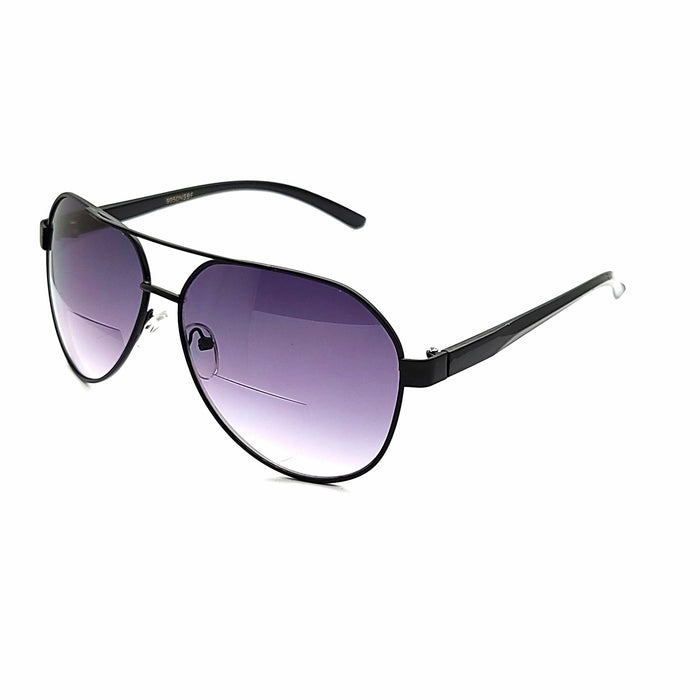 Brody Metal Aviator Bifocal Reading Sunglasses 