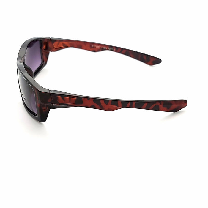 Burn Out Thick Plastic frame Sport Wrap Bifocal Reading Sunglasses Bifocal Reading Sunglasses 