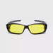 Sandy Polarized Yellow Lens Fit Over black frame