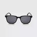  The Mayor Square Reading Glasses with Magnetic Polarized Clip on black
