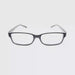 Last Chance Thin Temple Negative Power Glasses for Distance black frame