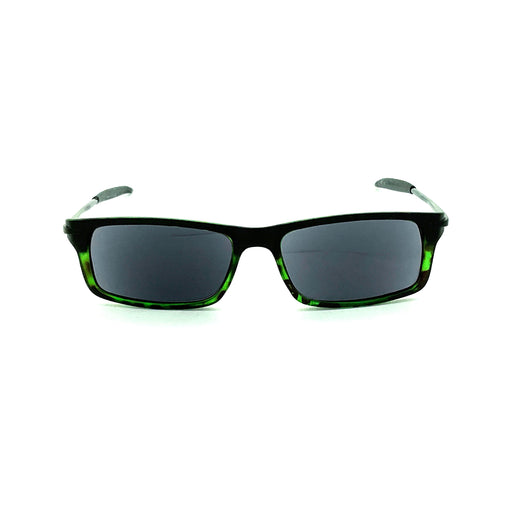 Cinzia Axiom Trendies Fully Magnified Rectangle Shape Reading Sunglasses with Case Green Color