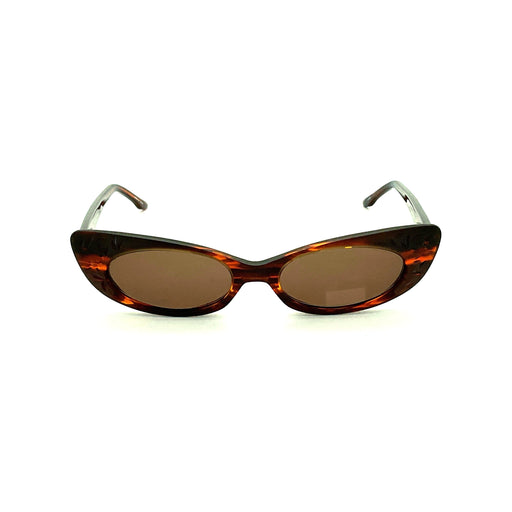 Cinzia Celebrity Reading Sunglasses Brown With Case Fully Magnified Reading Sunglasses 