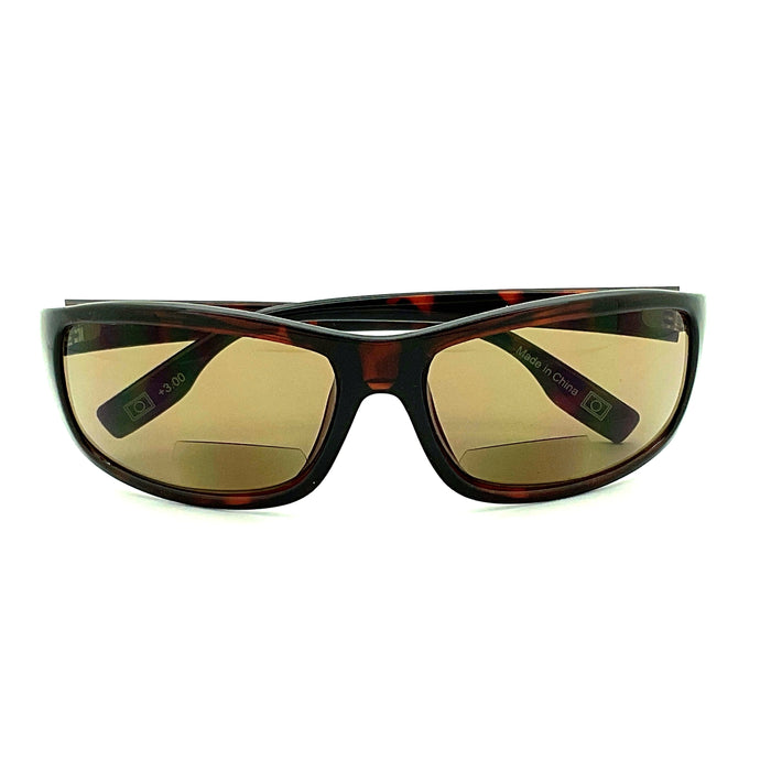 Cinzia Incognito Sport Wrap Bifocal Reading Sunglasses with Case in Three Colors Cinzia 