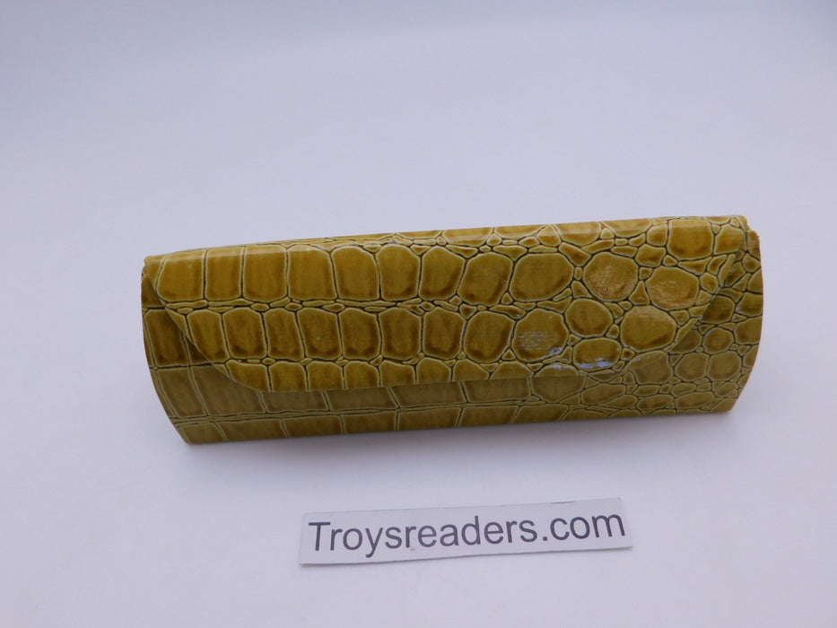 Cinzia Snakeskin Folding Reading Glasses Case in Two Colors Cases 