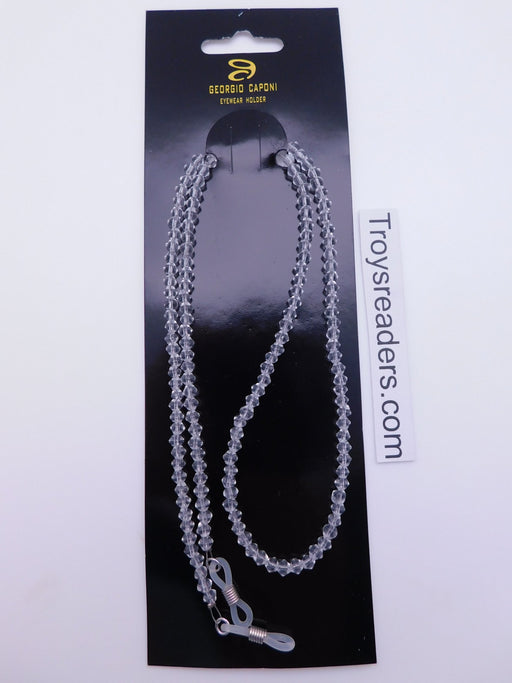 Clear Plastic Beads Chain Eyewear Holder Cords 