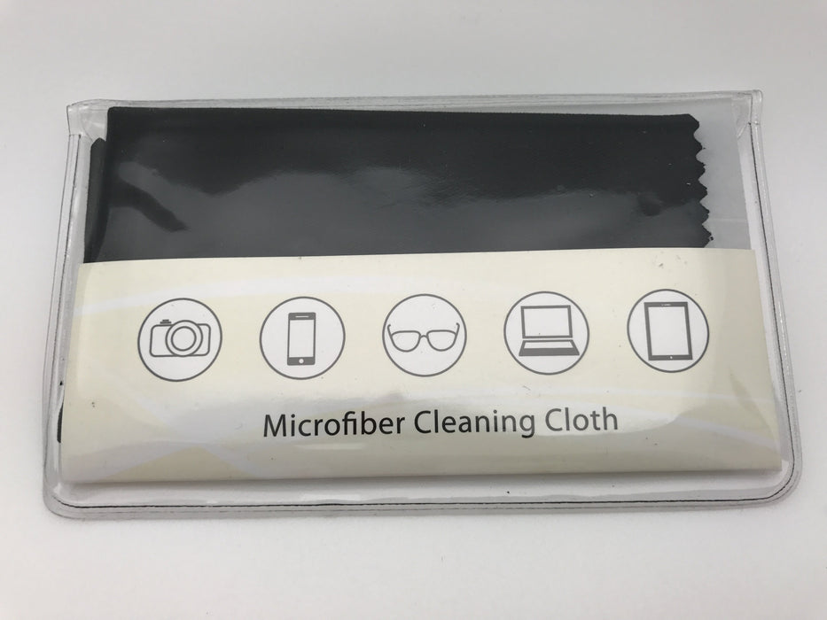 Clear View Microfiber Cleaning Cloth In Black Cleaner 