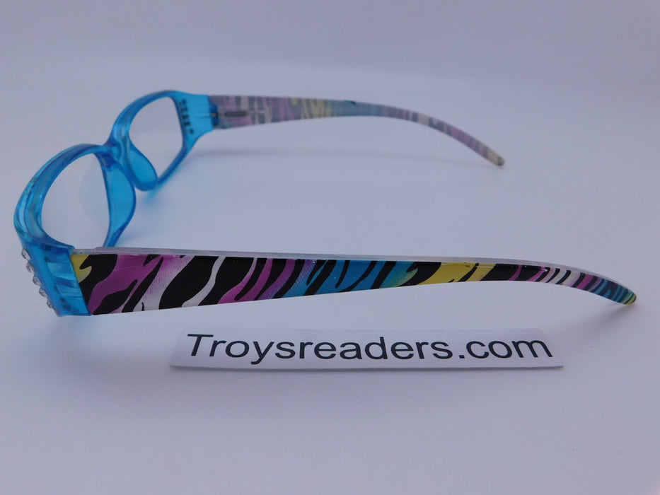Colorful Animal Print Readers With Case in Four Colors Reader with Display 