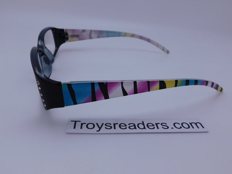 Colorful Animal Print Readers With Case in Four Colors Reader with Display 