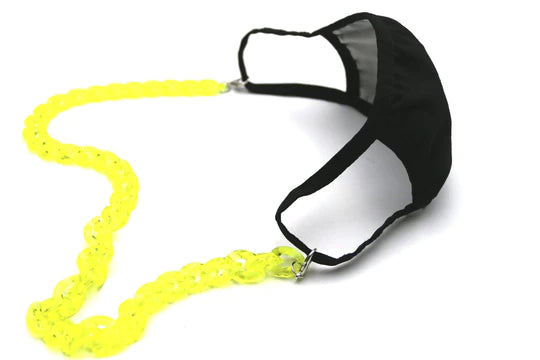 Colorful Big Chain Eyewear Holder with Clip for Mask Cords 