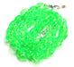 Colorful Big Chain Eyewear Holder with Clip for Mask Cords Green 