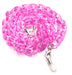 Colorful Big Chain Eyewear Holder with Clip for Mask Cords Pink 