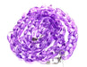 Colorful Big Chain Eyewear Holder with Clip for Mask Cords Purple 