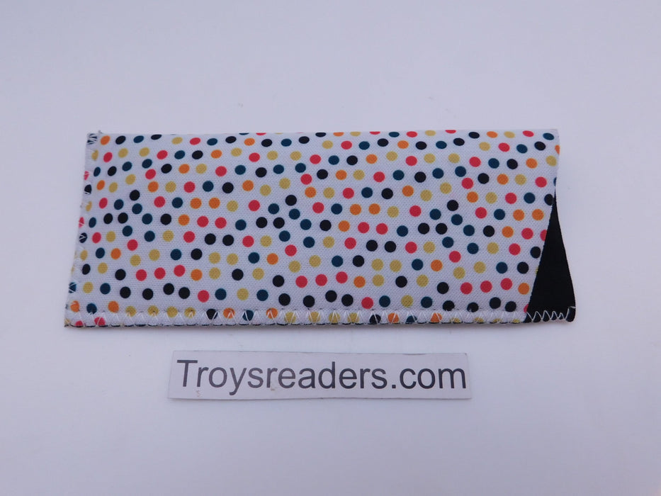 Colorful Dots Glasses Sleeve/Pouch in Five Designs Cases White 