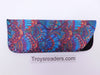 Colorful Light and Fun Prints Glasses Sleeve/Pouch in Nine Designs Cases Peacock 