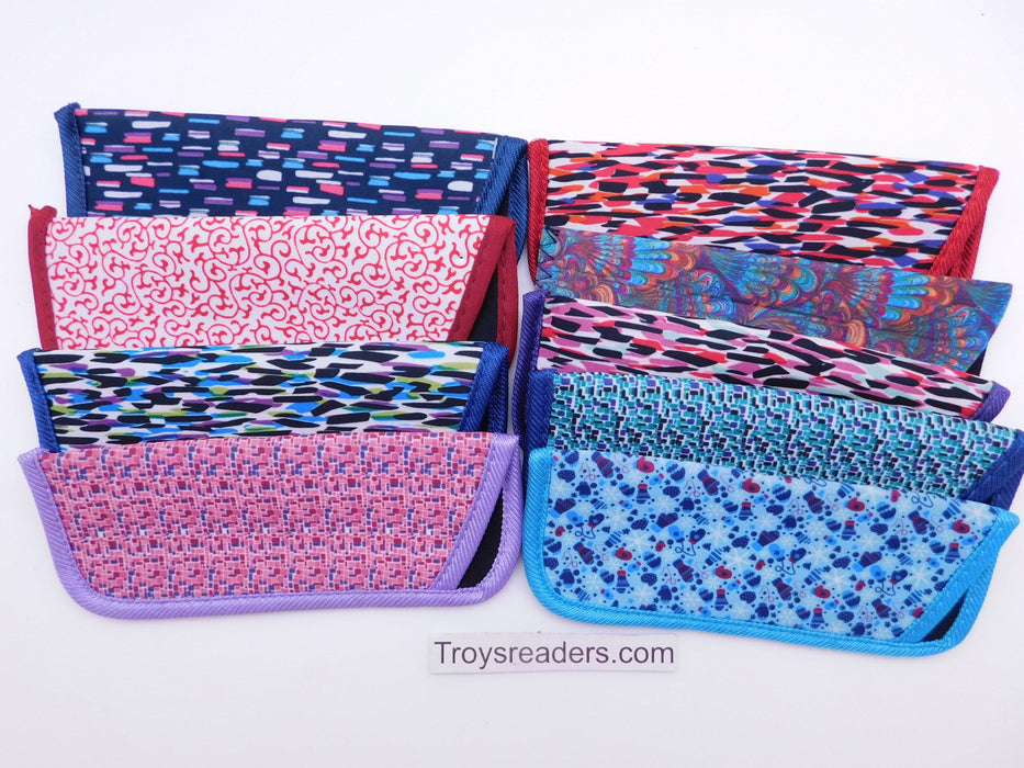 Colorful Light and Fun Prints Glasses Sleeve/Pouch in Nine Designs Cases 