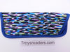 Colorful Light and Fun Prints Glasses Sleeve/Pouch in Nine Designs Cases Blue Splatter 