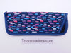 Colorful Light and Fun Prints Glasses Sleeve/Pouch in Nine Designs Cases Dark Blue Splatter 