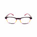 Colorful Retro Wood High Power Reading Glasses Eyeglasses +4.00 Pink 
