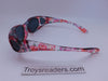 Colorful Translucent Fits-Over Sunglasses in Five Designs Fit Over Sunglasses 