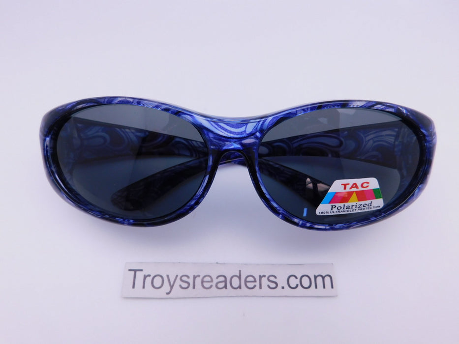 Colorful Translucent Fits-Over Sunglasses in Five Designs Fit Over Sunglasses Purple 