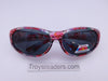 Colorful Translucent Fits-Over Sunglasses in Five Designs Fit Over Sunglasses Roses 