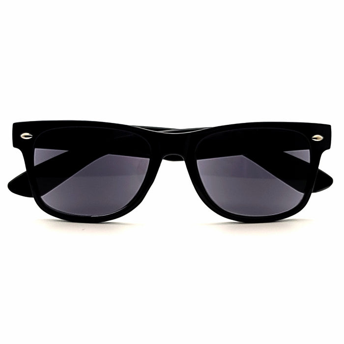 Crack up Men's Wayfarer Reading Sunglasses with Fully Magnified Lenses Fully Magnified Reading Sunglasses 