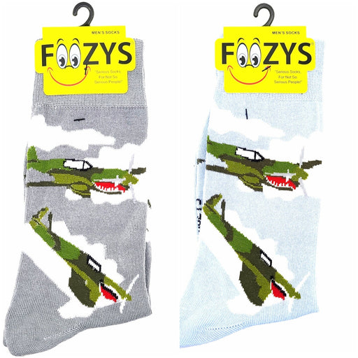 Curtis P-40 Warhawk Socks Foozys Unisex Crew Socks 