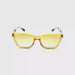 Zen Cat Eye Spring Hinge Reading Sunglasses With Colorful Fully Magnified Lenses orange frames