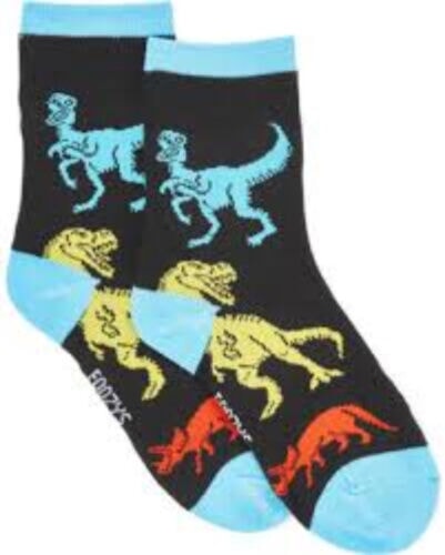 Dinosaurs Socks Foozys Kids Unisex Crew Socks 