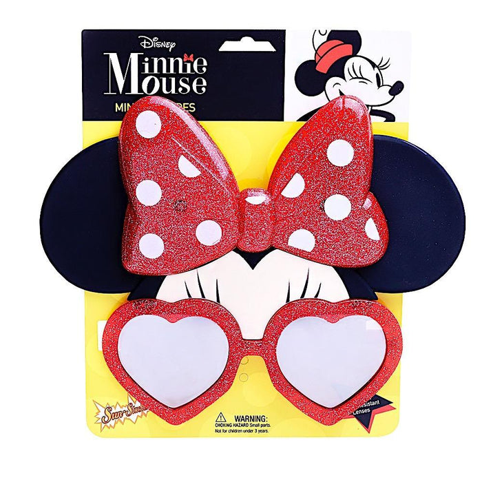 Disney's Red Glitter Minnie Mouse Sun-Staches Sun-Staches 