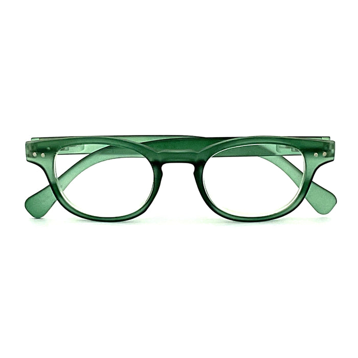 Doll Dizzy High Power Large Round Shape Colorful Spring Temple Reading Glasses up to +6.00 High Power Reader 