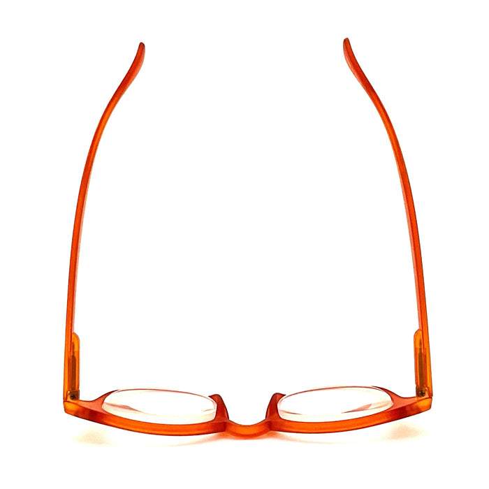 Doll Dizzy High Power Large Round Shape Colorful Spring Temple Reading Glasses up to +6.00 High Power Reader 