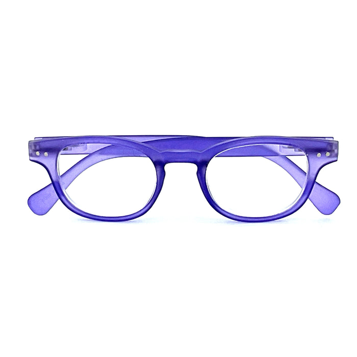 Doll Dizzy High Power Large Round Shape Colorful Spring Temple Reading Glasses up to +6.00 High Power Reader 