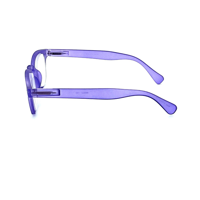 Doll Dizzy High Power Large Round Shape Colorful Spring Temple Reading Glasses up to +6.00 High Power Reader 