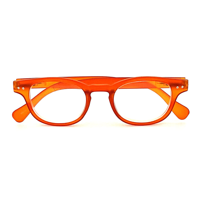 Doll Dizzy High Power Large Round Shape Colorful Spring Temple Reading Glasses up to +6.00 High Power Reader 