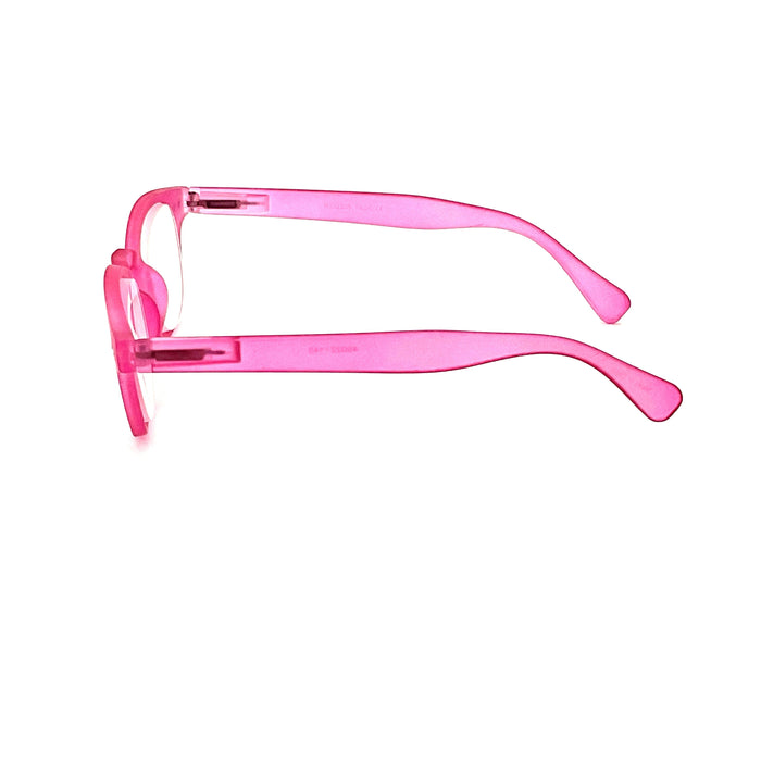 Doll Dizzy High Power Large Round Shape Colorful Spring Temple Reading Glasses up to +6.00 High Power Reader 