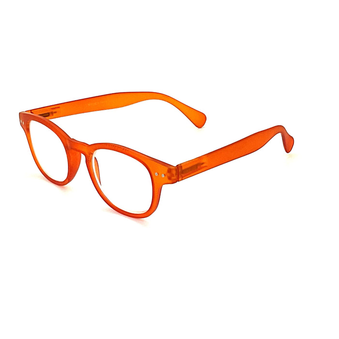 Doll Dizzy High Power Large Round Shape Colorful Spring Temple Reading Glasses up to +6.00 High Power Reader 