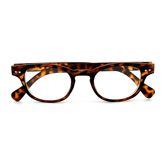 Doll Dizzy High Power Large Round Shape Colorful Spring Temple Reading Glasses up to +6.00 High Power Reader 