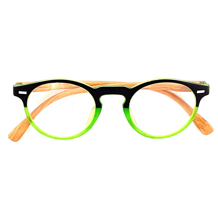 Eco-Earth Round Frame Two Tone Readers With Matching Case Reader with Display 
