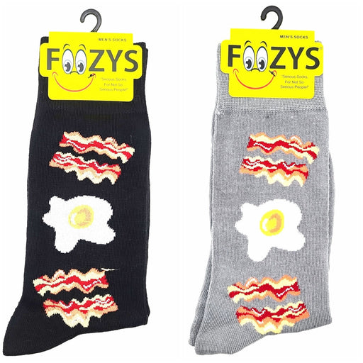 Eggs & Bacon Socks Foozys Unisex Crew Socks 
