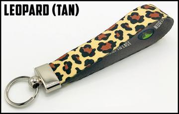 Executive Key Fob In 30 Styles Lanyard Leopard (Tan) 
