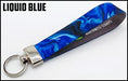 Executive Key Fob In 30 Styles Lanyard Liquid Blue 