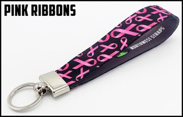 Executive Key Fob In 30 Styles Lanyard Pink Ribbons 