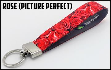 Executive Key Fob In 30 Styles Lanyard Rose (Picture Perfect) 
