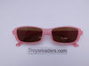 Polarized Extra Small Full Frame Fit Over Sunglasses in Six Colors Fit Over Sunglasses Pink 